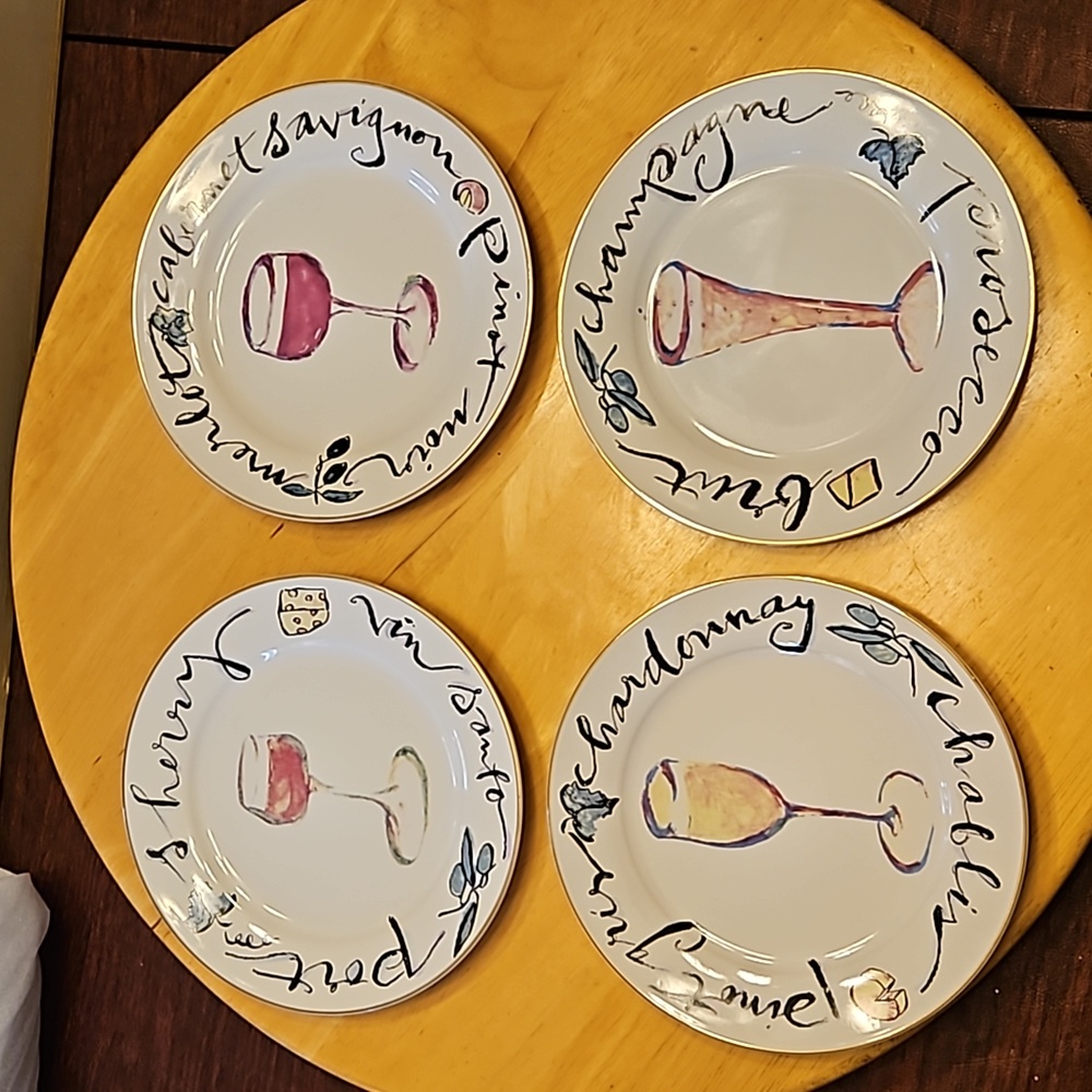Rosanna Appetizer Plates-Set of 4